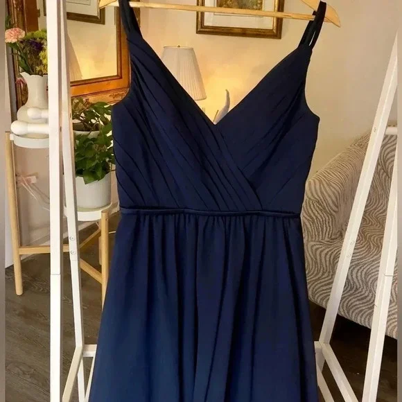 Sorella Vita bridal size 14 — beautiful formal navy gown! - Picture 6 of 7